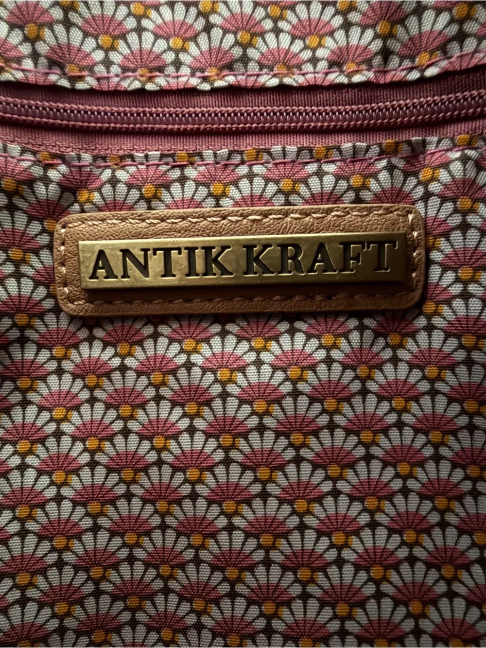 Antik Kraft Women’s Soft Light Beige Vegan Leather Tote